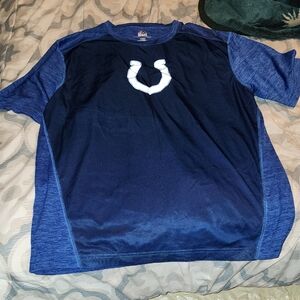 Blue Athletic T-Shirt with Logo